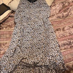 Spaghetti strap kneelength dress